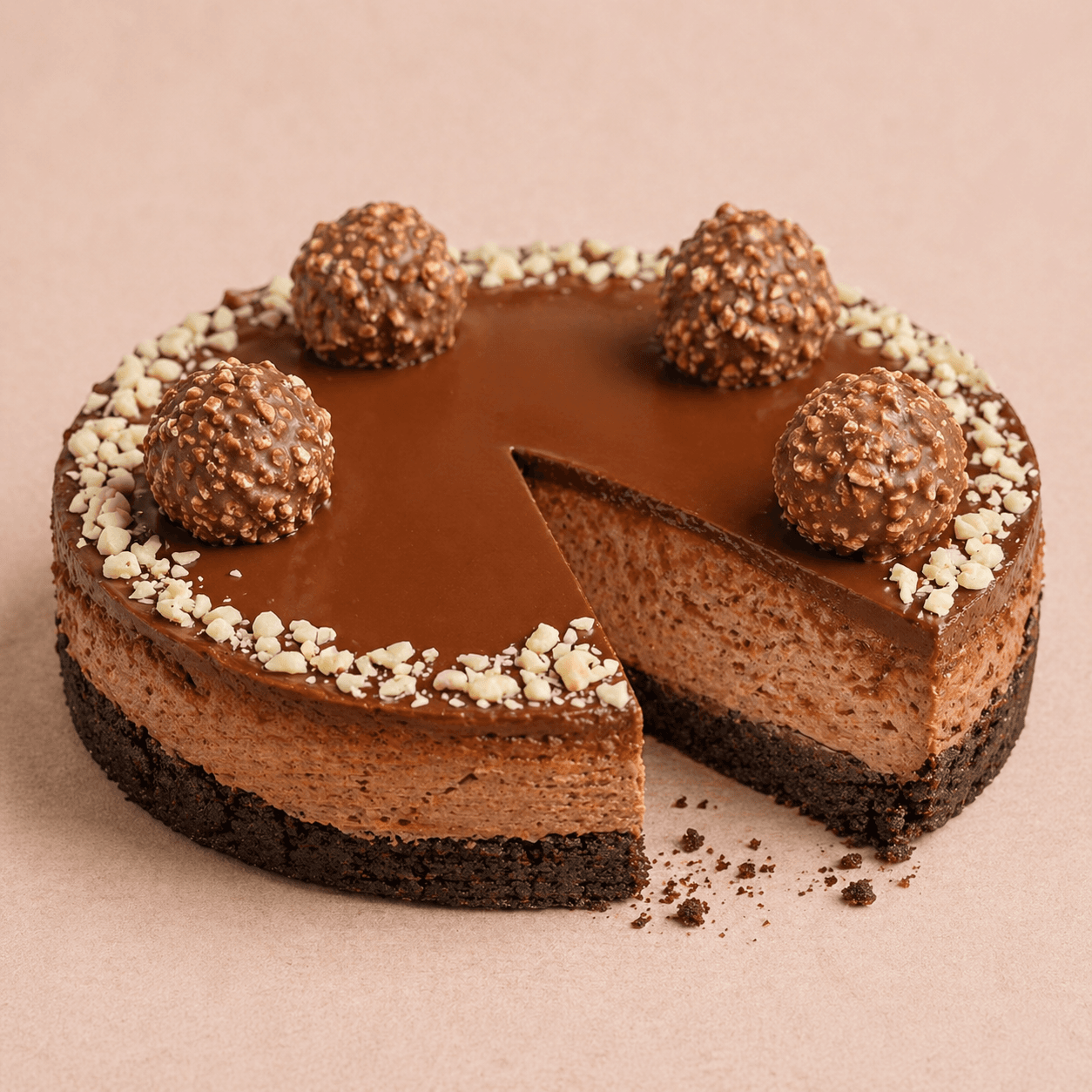 Ferrero Rocher Cheesecake